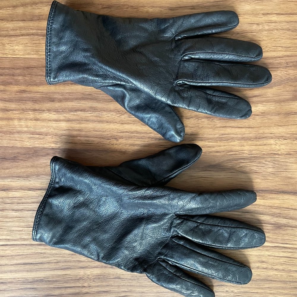 Club Monaco - Women's Large Lambskin Leather Gloves - Minimal Wear